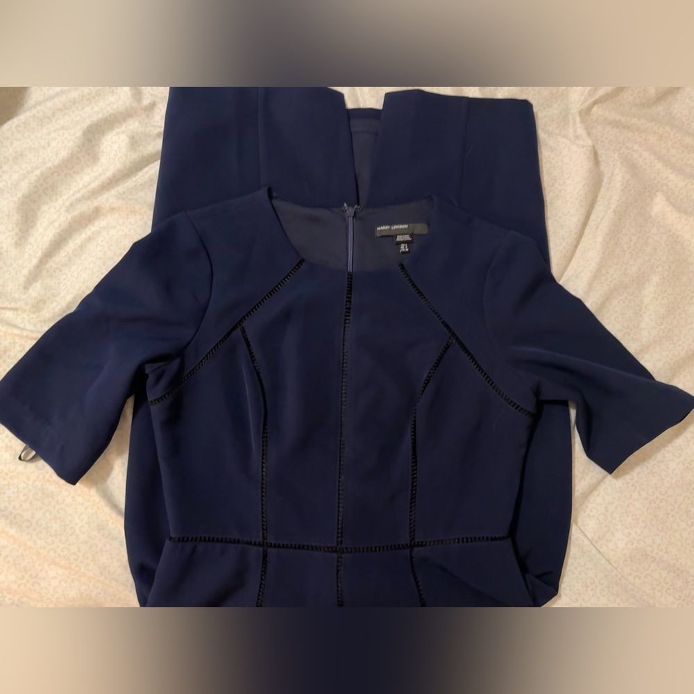 Maggy London, navy blue dress, size 4